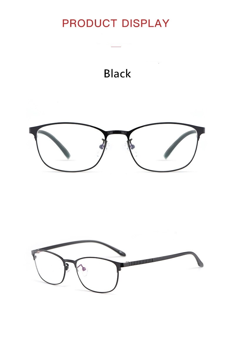 Yimaruili Women's Full Rim Alloy TR 90 Resin Frame Eyeglasses 3569 Full Rim Yimaruili Eyeglasses   