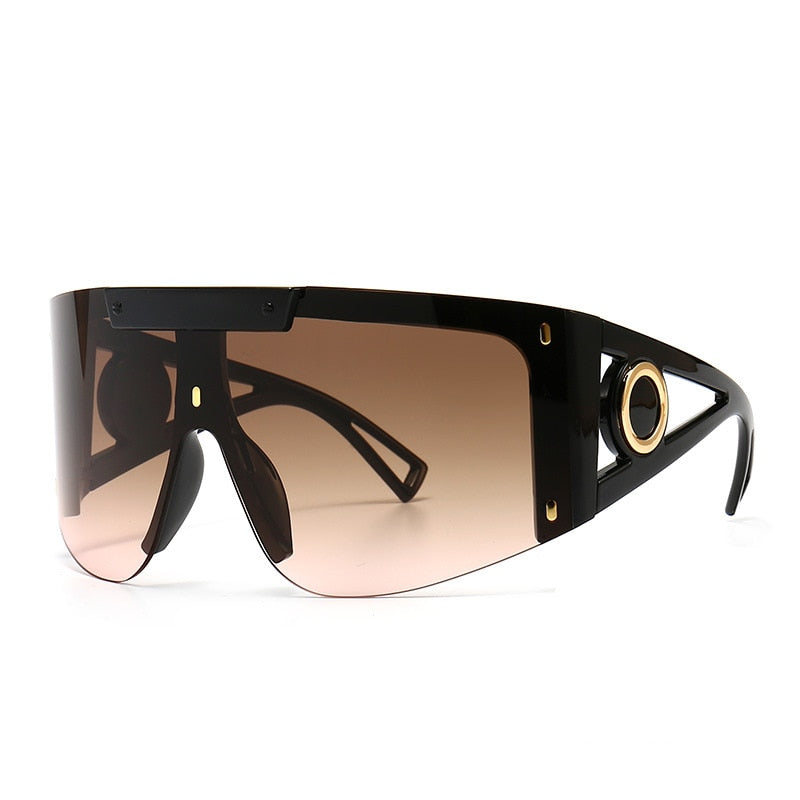 P6756-FRH Rhinestone Square Wholesale Sunglasses - Frontier