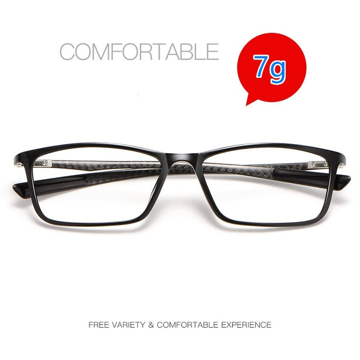 Yimaruili Men's Full Rim Carbon Fiber Frame Eyeglasses H0017 Full Rim Yimaruili Eyeglasses   