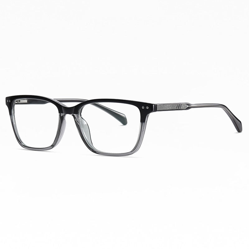Hotochki Unisex Full Rim TR-90 Resin Frame Eyeglasses Tr3514 Full Rim Hotochki GradientGrayC36-P81  
