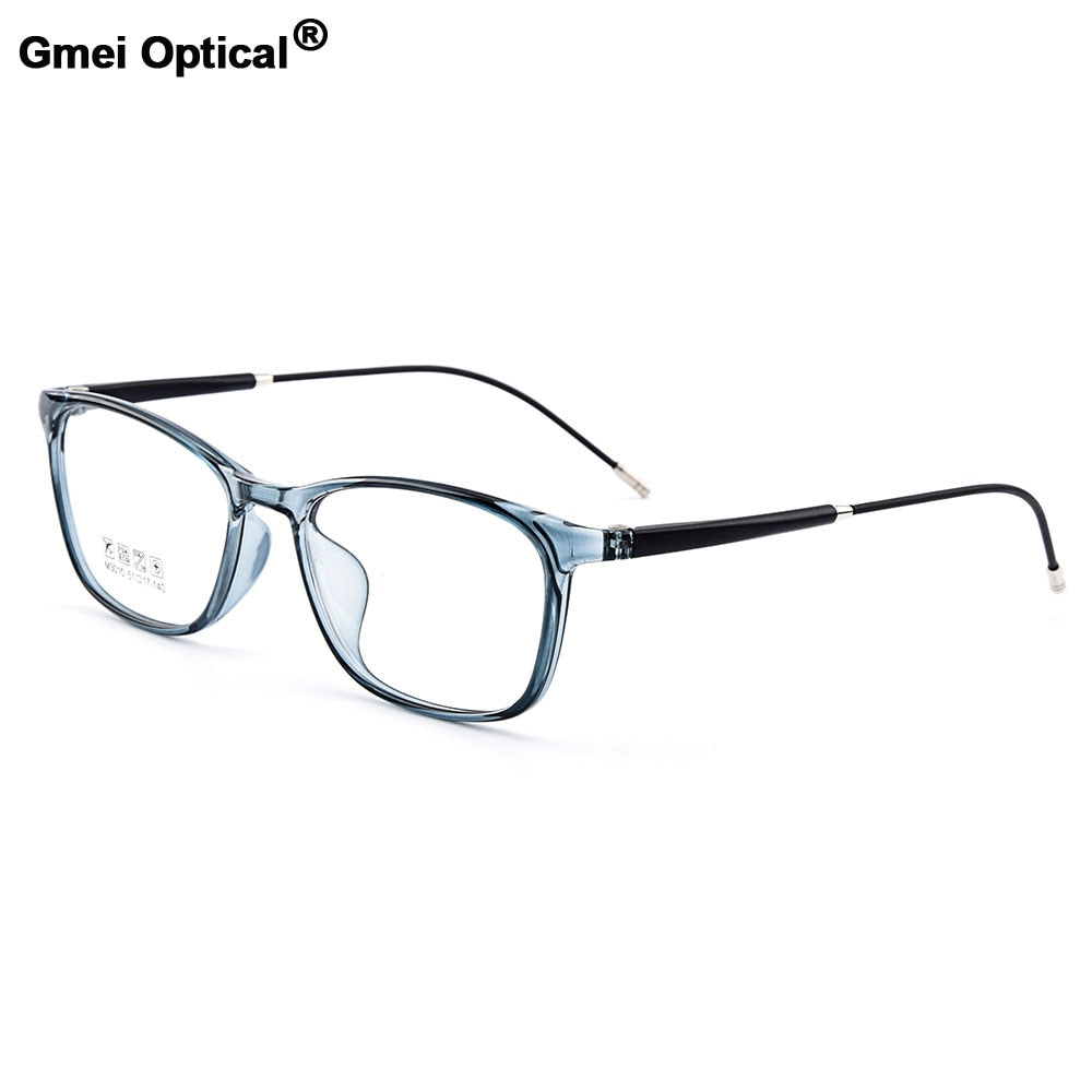 Gmei Unisex Eyeglasses Ultralight Tr90 Square Plastic M3010 Full Rim Gmei Optical   