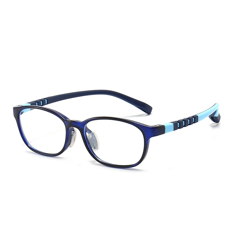 Oveliness Unisex Children's Full Rim Square Tr 90 Titanium Eyeglasses Trd109 Full Rim Oveliness   