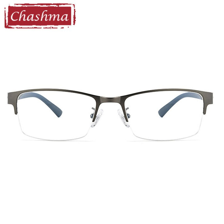 Chashma Ottica Men's Semi Rim Stainless Steel Eyeglasses 961 Semi Rim Chashma Ottica   