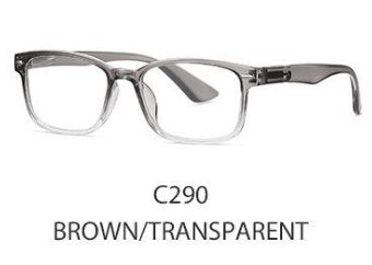 Oveliness Unisex Full Rim Square Tr 90 Titanium Presbyopic Reading Glasses 6102 Reading Glasses Oveliness +100 c290 brown 