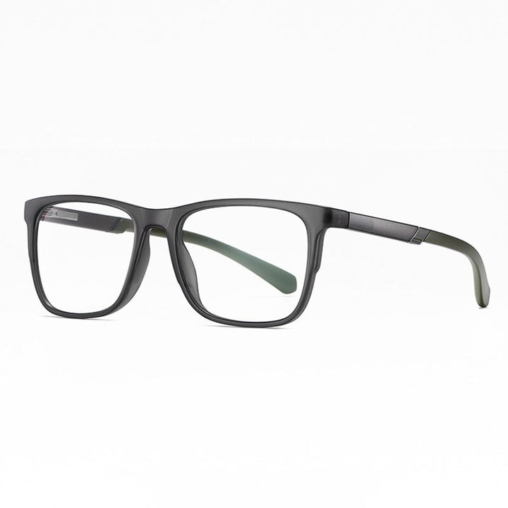 Hotochki Unisex Full Rim TR-90 Resin Frame Eyeglasses 2309 Full Rim Hotochki TS-Matte Black C187  