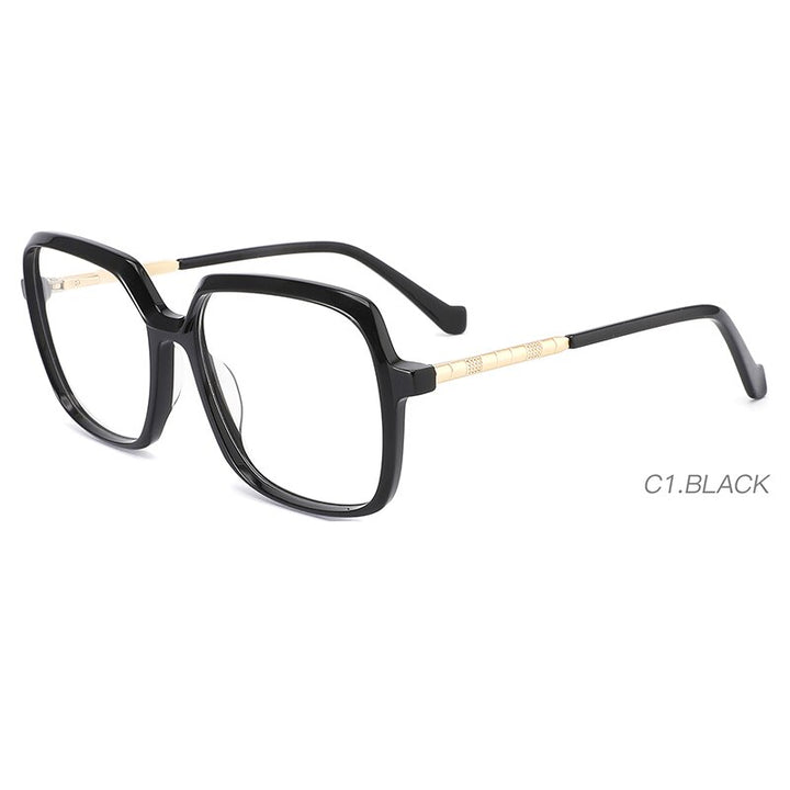 Women's Eyeglasses Acetate Metal Square Mg6156 Frame Kansept MG6156C1  