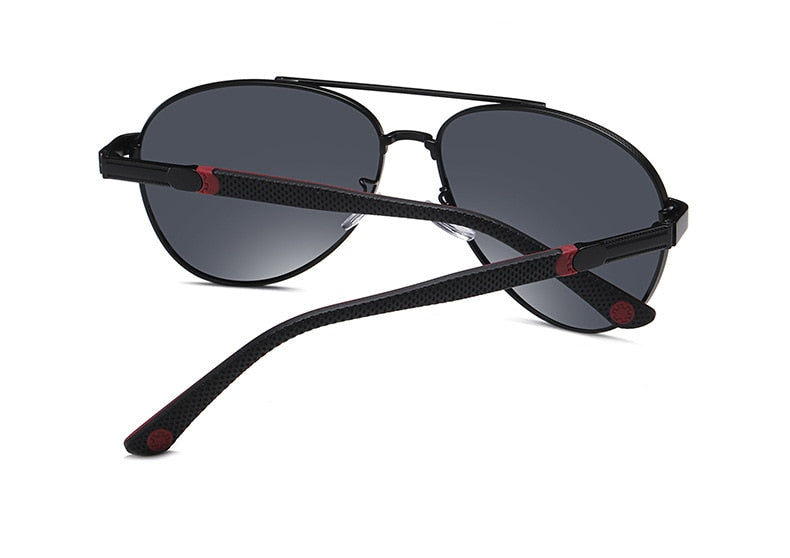 KatKani Men's Full Rim Aviator Alloy Frame Polarized Sunglasses 6319 Sunglasses KatKani Sunglasses   