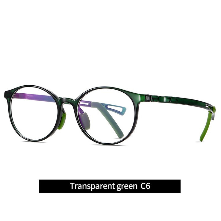 Reven Jate Kids' Eyeglasses 5108 Child Flexible Frame Reven Jate transparent grey  