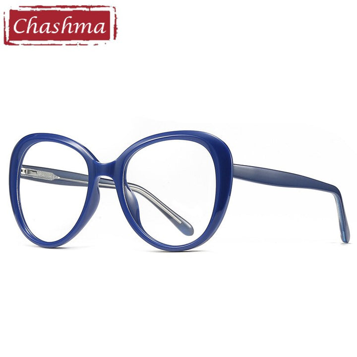 Women's Eyeglasses Butterfly Frame Acetate 2013 Frame Chashma Blue  
