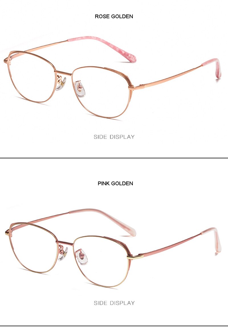 Aissuarvey Rectangle Alloy Full Rim Frame Women's Eyeglasses 6038S Full Rim Aissuarvey Eyeglasses   