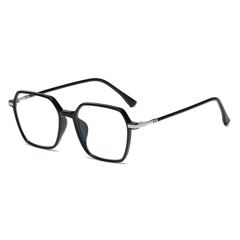 Hotony Women's Full Rim TR 90 Resin Square Frame Eyeglasses Lk307 Full Rim Hotony   