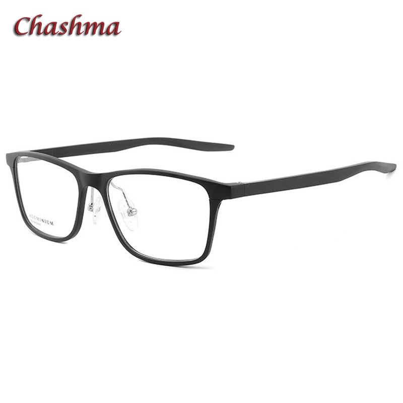 Chashma Ochki Unisex Full Rim Square Aluminum Magnesium Sport Eyeglasses 9008 Sport Eyewear Chashma Ochki   