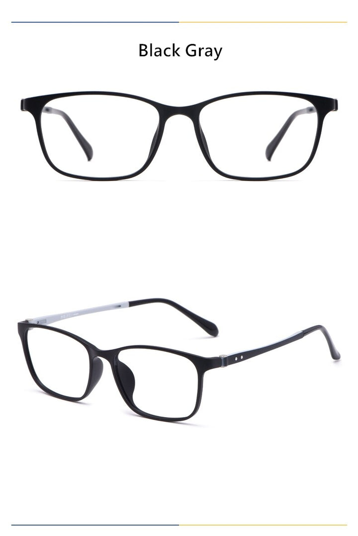 Yimaruili Unisex Full Rim Ultem/Steel Frame Eyeglasses 1939TR Full Rim Yimaruili Eyeglasses   