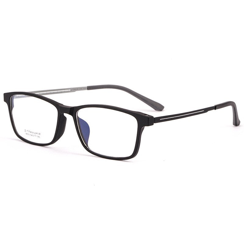 Shop Yimaruili Men's Full Rim TR 90 Resin β Titanium Frame Eyeglasses ...