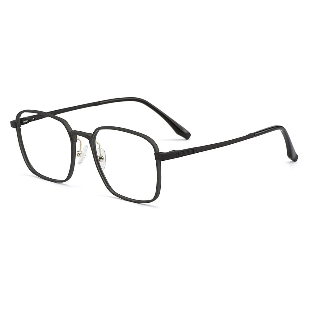 Men's Eyeglasses Hydronalium Frame With Spring Hinges Gf9002 Frame Gmei Optical C2-1  