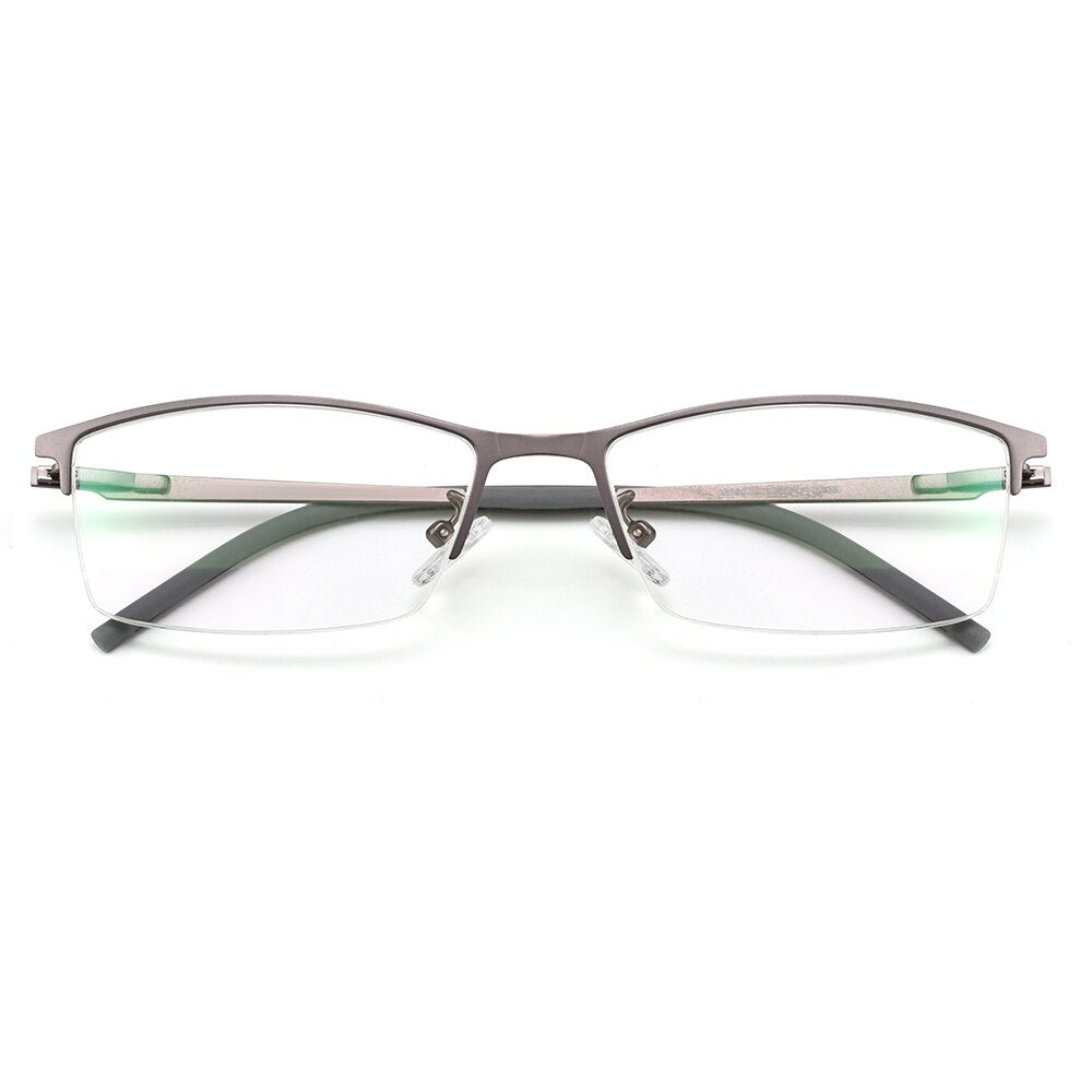 Men's Eyeglasses Titanium Alloy S6607 Spring Hinges Frame Gmei Optical   