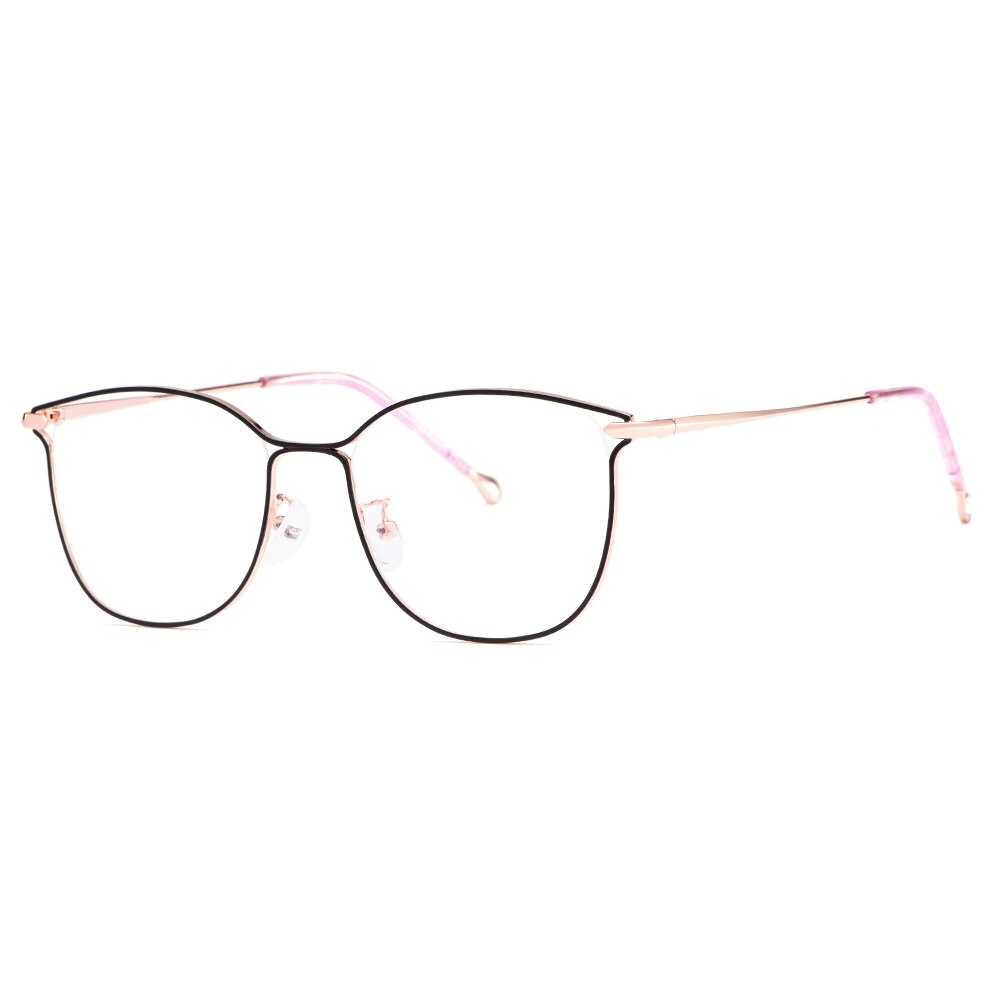 Gmei Women's Eyeglasses Titanium Alloy Ultra-Light Cat Eye M18043 Full Rim Gmei Optical   