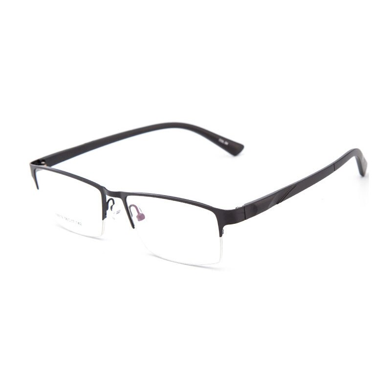 Hotochki Unisex Semi Rim Alloy Frame Eyeglasses 16019 Semi Rim Hotochki   