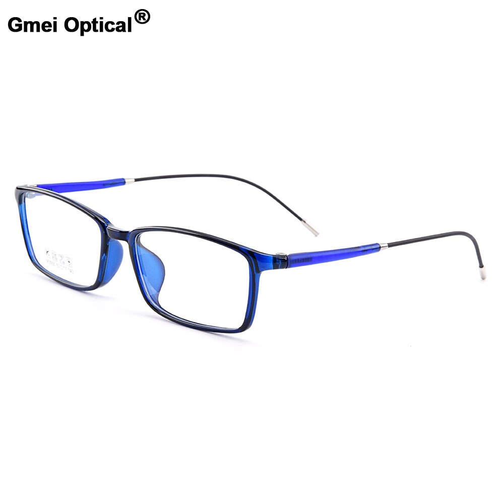 Gmei Men's Eyeglasses Ultralight Tr90 Square Frame M3005 Full Rim Gmei Optical   