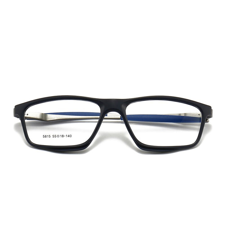 KatKani Unisex Full Rim TR 90 Square Sports Alloy Eyeglasses TR5815 Sport Eyewear KatKani Eyeglasses   
