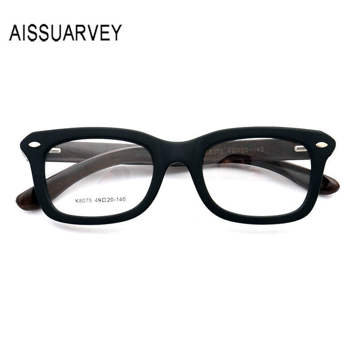 Aissuarvey Unisex Full Horn Rim Acetate Frame Eyeglasses K8075 Frame Aissuarvey Eyeglasses C6 CN 