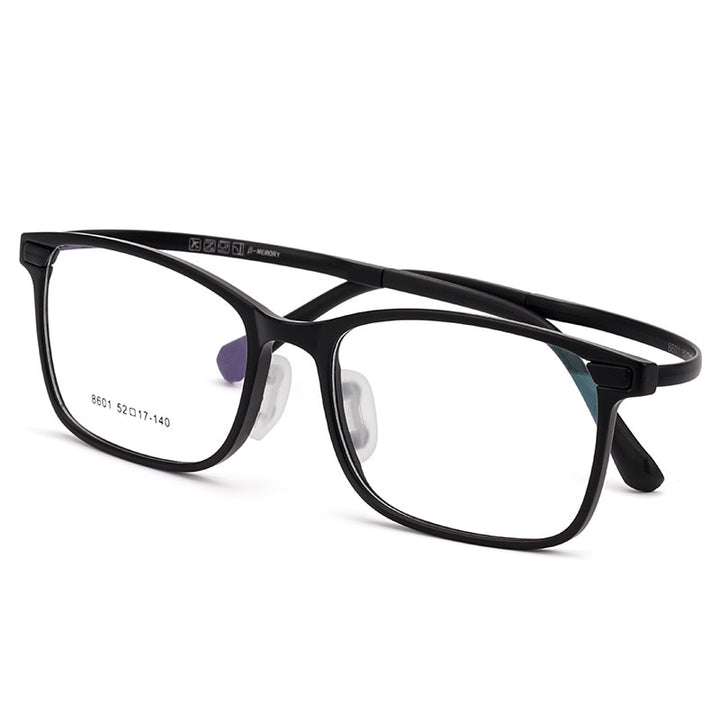 KatKani Unisex Full Rim TR 90 Resin Titanium Steel Screwless Frame Eyeglasses K8601 Full Rim KatKani Eyeglasses   