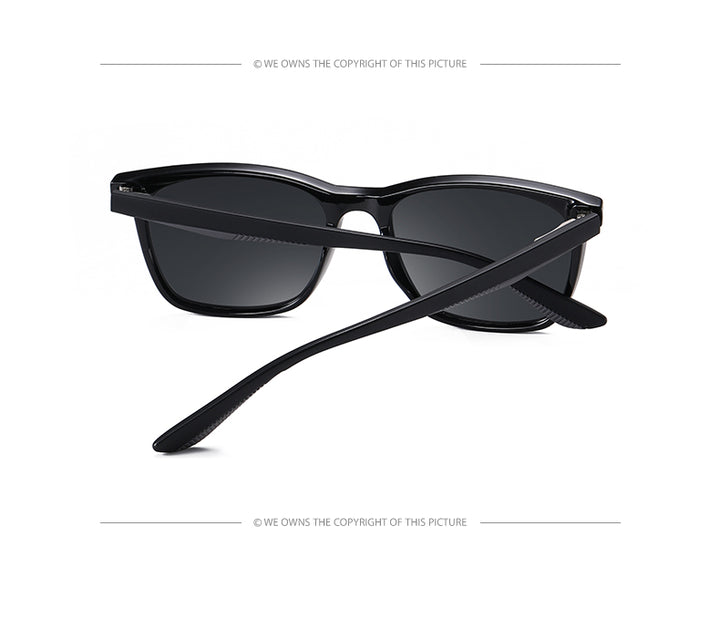 Lm Unisex Full Rim Square TR 90 Titanium Frame Polarized Sunglasses WLM3399 Sunglasses Lm   