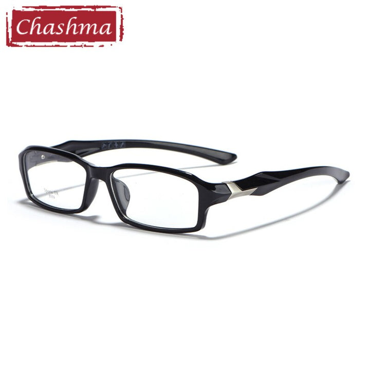 Men's Eyeglasses Plastic Titanium Sport 6059 TR90 Sport Eyewear Chashma Matte Black  