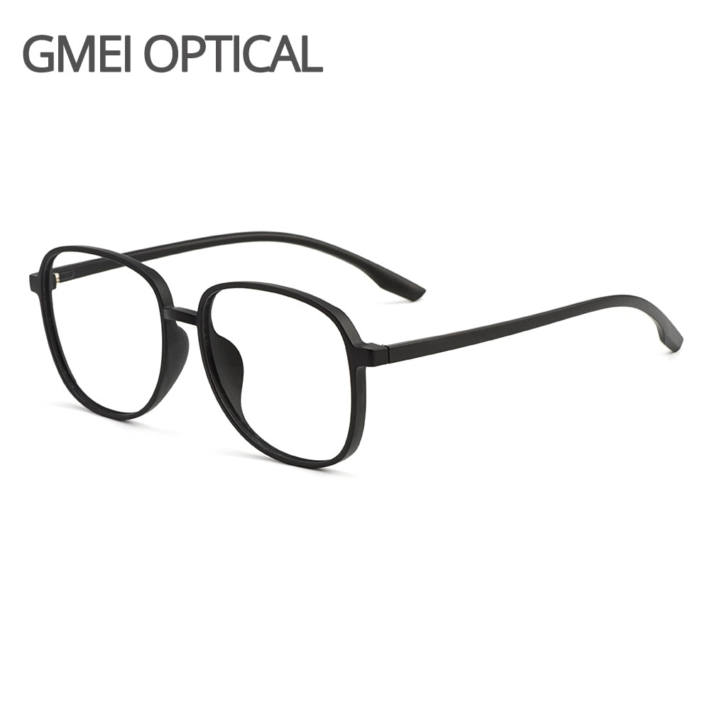 Gmei Unisex Eyeglasses Tr90 Frame Large Size Ultralight Plastic M9159 Full Rim Gmei Optical   