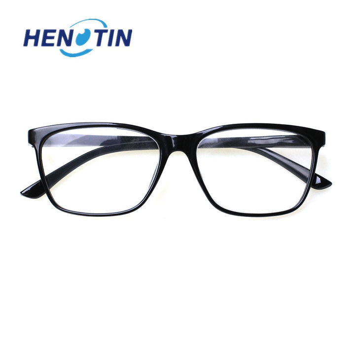Henotin Unisex Reading Glasses Eyeglasses Stylish Rectangular Spring Hinge Diopter 3.50 To 6.00 Reading Glasses Henotin   