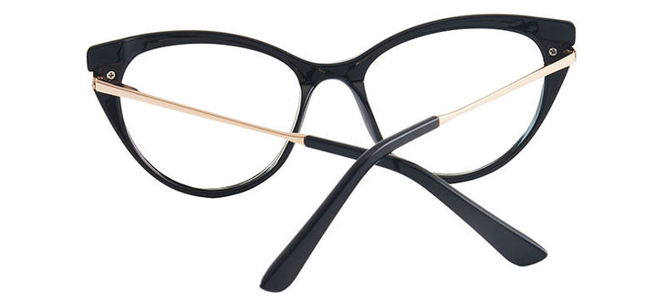 Hotony Women's Full Rim TR 90 Resin Cat Eye Frame Eyeglasses 7025 Full Rim Hotony   