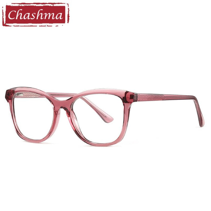Women's Eyeglasses Frame Acetate 2019 Frame Chashma Rose Red  