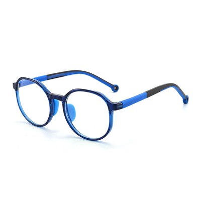 Ralferty Children's Eyeglasses Anti Blue Light Anti-glare TR90 Mf8305 Full Rim Ralferty C3 Dark Blue  