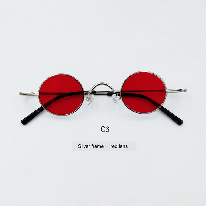 Unisex Small Round Full Rim Alloy Frame Polarized Lens Sunglasses Sunglasses Yujo C6 China 