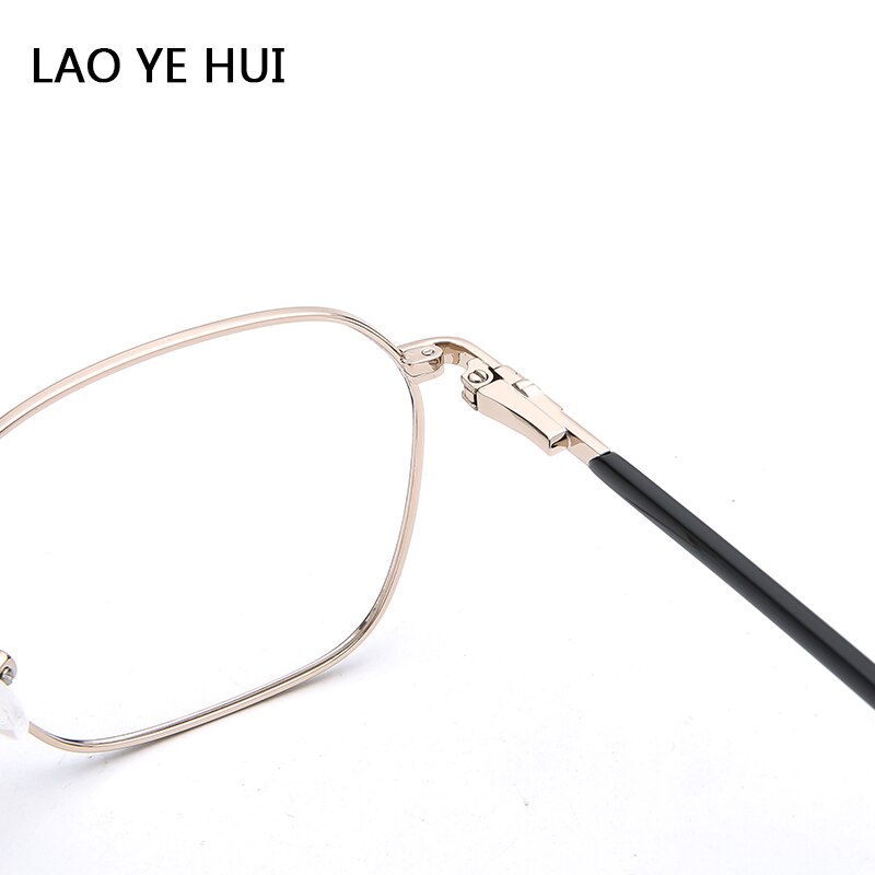 Laoyehui Unisex Eyeglasses Alloy Ultra Light Polygon Frame 9012 Frame Laoyehui   