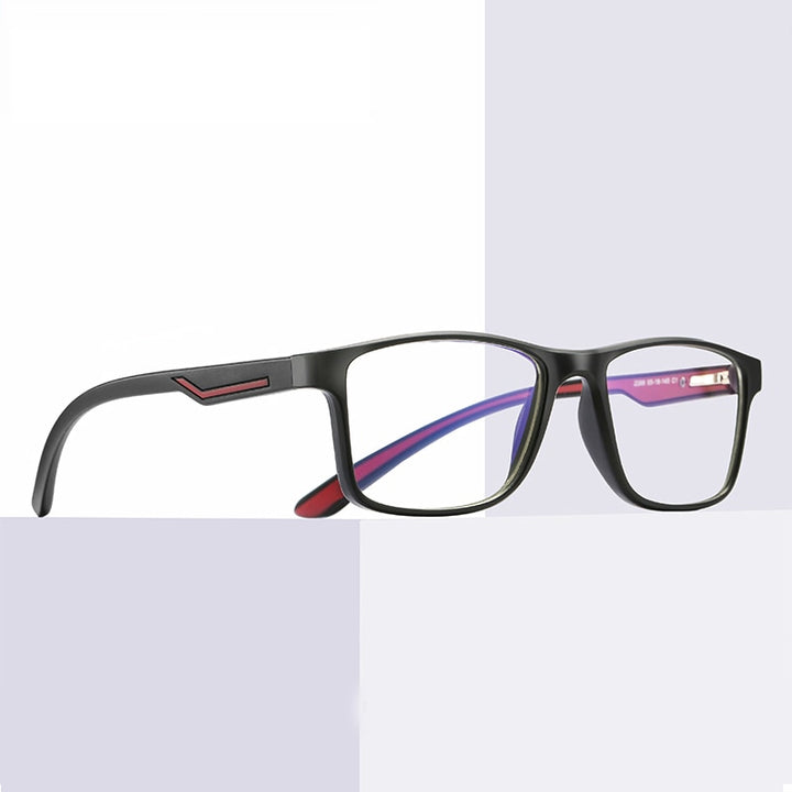 Reven Jate Men's Eyeglasses 2388 Tr90 Square Glasses Eyewear Frame Reven Jate   