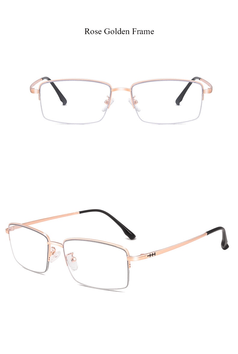 Hdcrafter Unisex Full Rim Rectangle Square Alloy Frame Eyeglasses 2332 Full Rim Hdcrafter Eyeglasses   