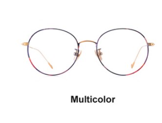 Oveliness Women's Full Rim Round Alloy Eyeglasses 2681 Full Rim Oveliness multicolor  
