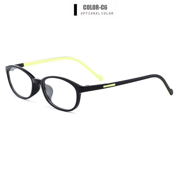 Gmei Men's Eyeglasses Ultralight Flexible Tr90 Small Face M8031 Full Rim Gmei Optical C6  