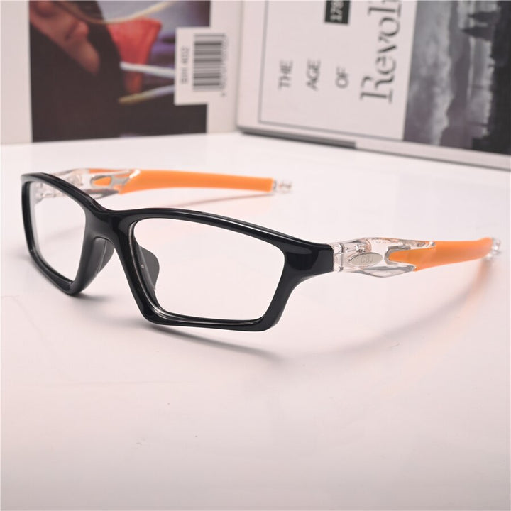 Unisex Reading Glasses Sport Photochromic 0 To +150 Reading Glasses Cubojue 0 not change black orange 