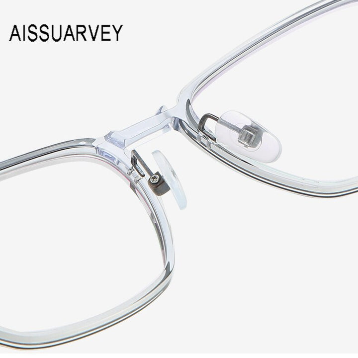 Aissuarvey Titanium Acetate Frame Unisex Full Rim Eyeglasses Full Rim Aissuarvey Eyeglasses   