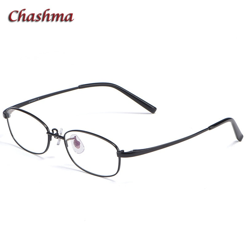 Chashma Ochki Unisex Full Rim Square Titanium Eyeglasses 10196 Full Rim Chashma Ochki   