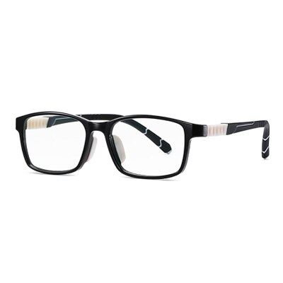 Ralferty Kids' Eyeglasses TR90 Anti-glare Anti Blue Light D821 Anti Blue Ralferty C1 Black  