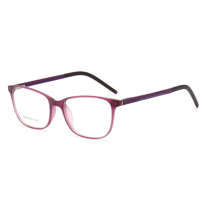 Hotochki Unisex Full Rim PC Plastic Resin Frame Eyeglasses 5799 Full Rim Hotochki Purple  
