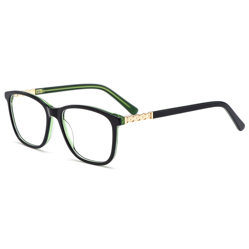 Women's Eyeglasses Acetate Glasses Frame Square M22005 Frame Gmei Optical C2  
