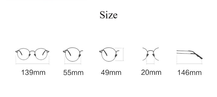 Hdcrafter Men's Semi Rim Square Aluminum Magnesium Frame Eyeglasses 6083 Semi Rim Hdcrafter Eyeglasses   