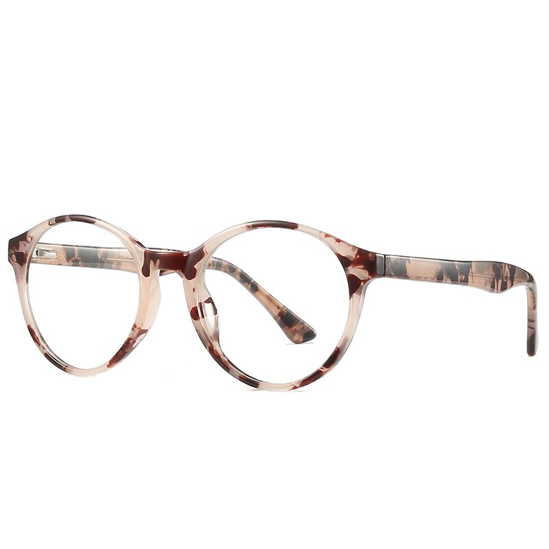 Gmei Women's Eyeglasses Round Glasses Frame Tr90 Cp 2007 Full Rim Gmei Optical C6  