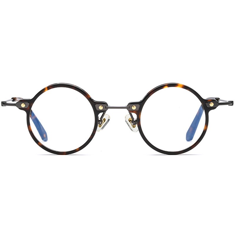 Bclear Unisex Eyeglasses Ultra-Light Titanium Round Brsun002 Frame Bclear   