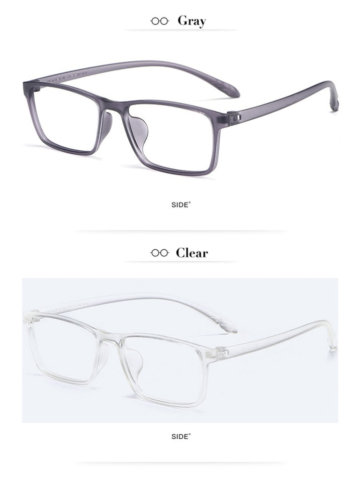 Hotochki Unisex Full Rim TR-90 Resin Frame Eyeglasses X1x2 Full Rim Hotochki   
