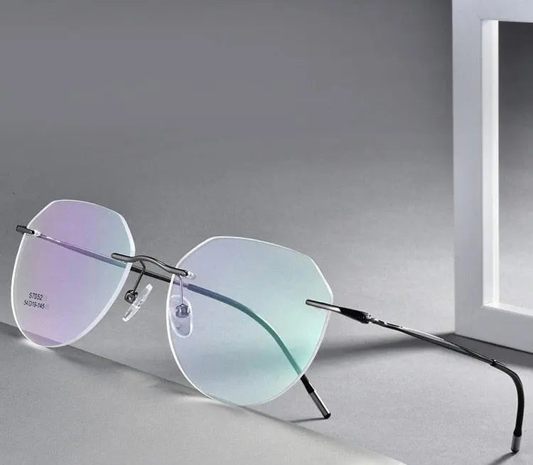 Bclear Unisex Square ZT7052 Prescription Eyeglasses | FuzWeb
